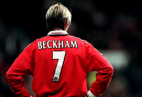 David Beckham retro shirt