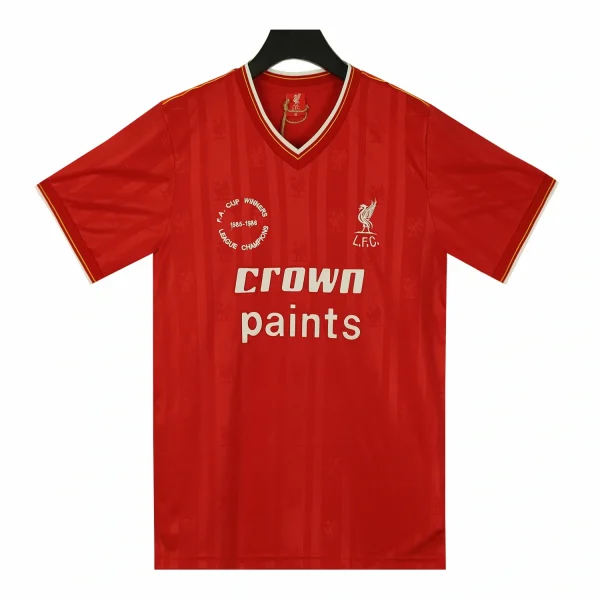 liverpool 1985 86 f.a. cup home shirt