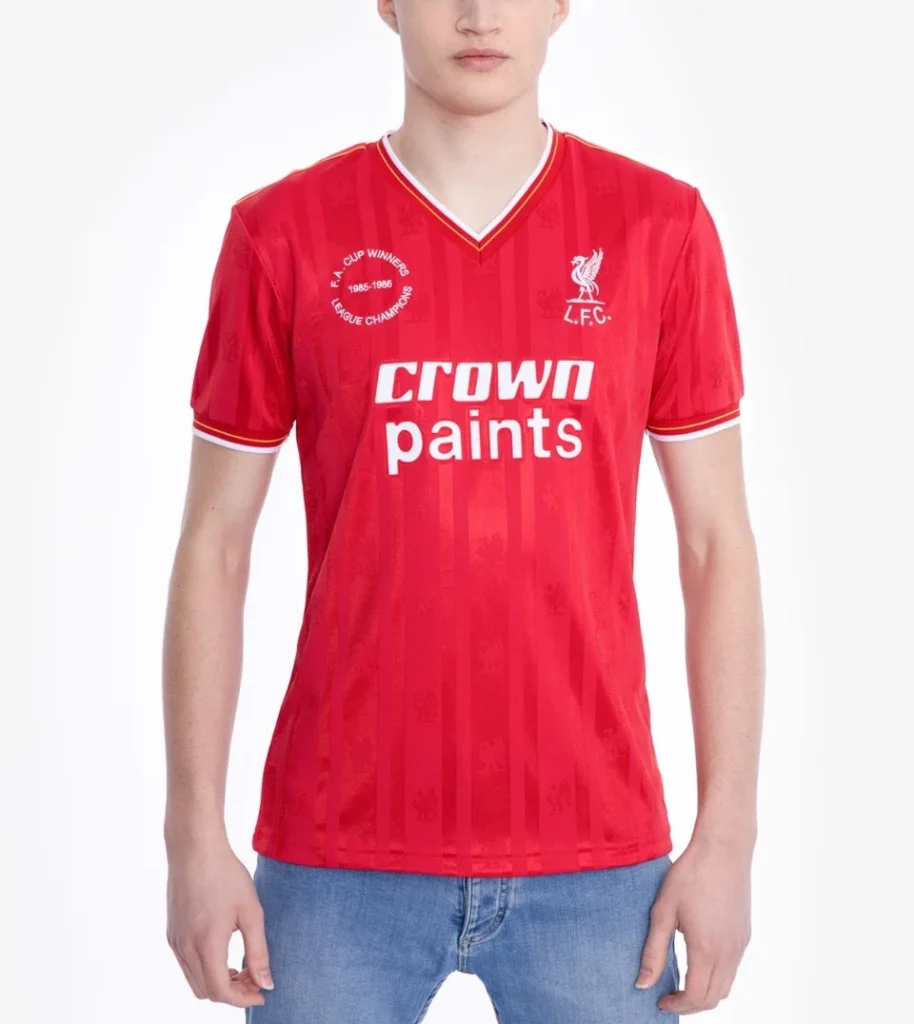 liverpool 1986 87 home shirt