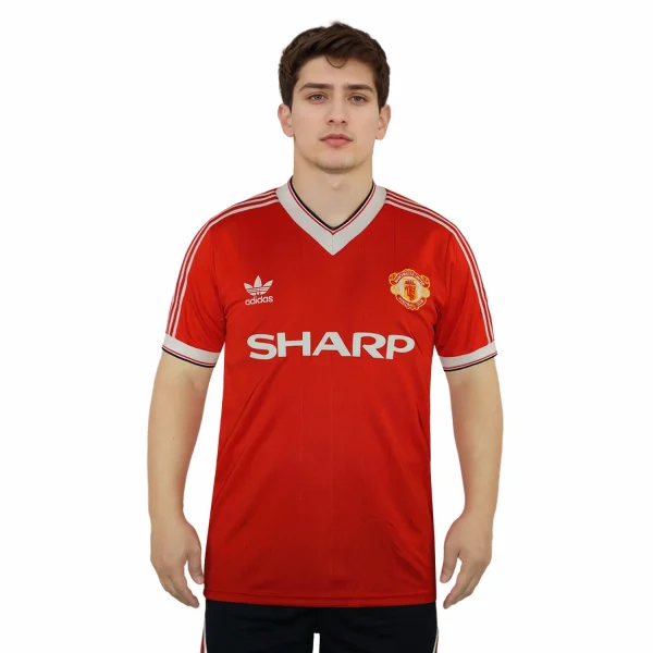 manchester united 1983 84 home shirt