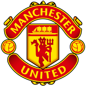retro manchester united logo