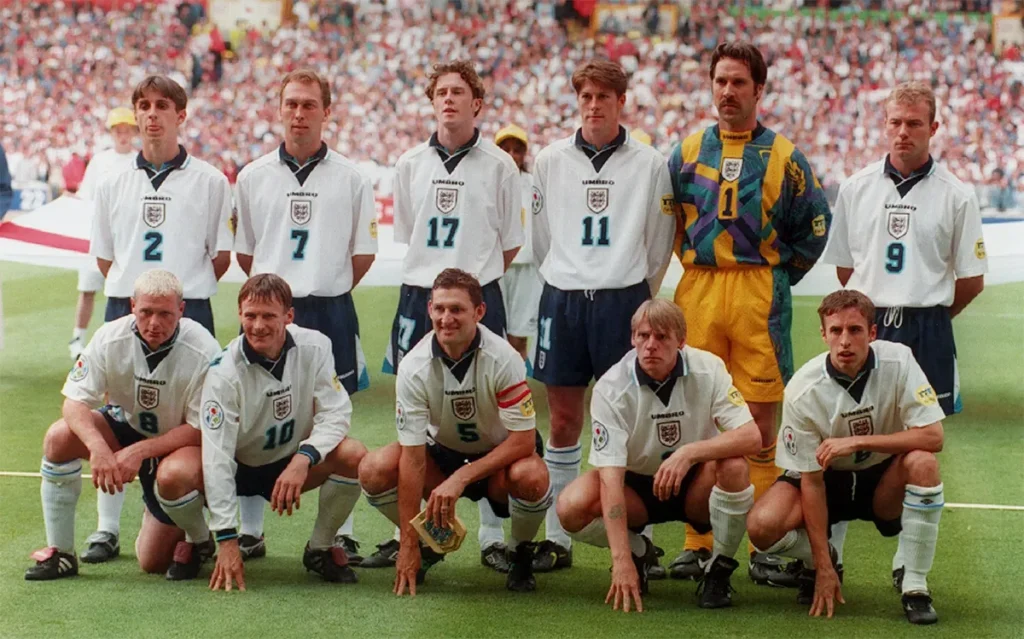 england 1996 home shirt