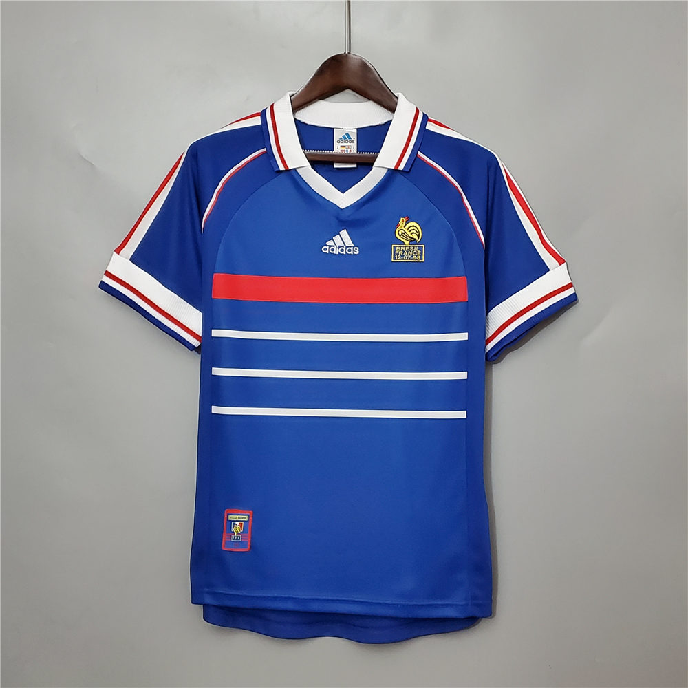 France 1998 Home Shirt - Retro Football Shirts