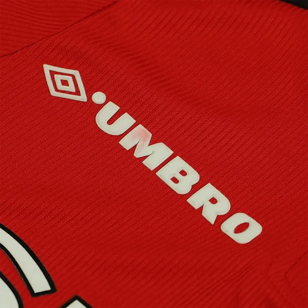 manchester united 1998 99 home long sleeves shirt