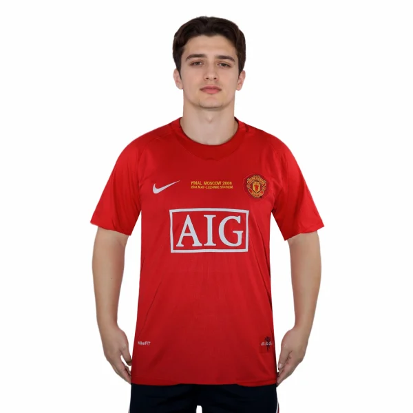 manchester united 2008 ucl final shirt