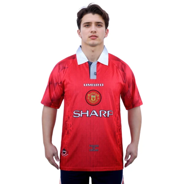 manchester united 1996 98 home shirt