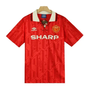 manchester united 1992 94 home shirt