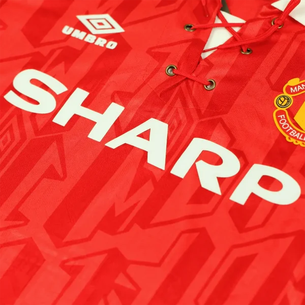 manchester united 1992 94 home shirt