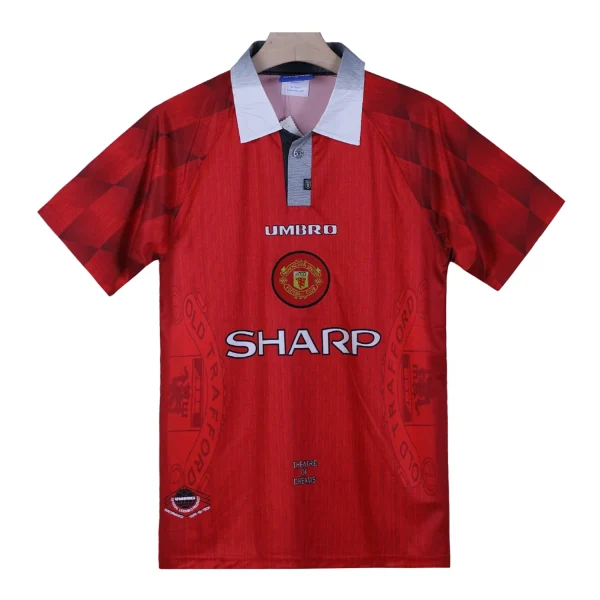 manchester united 1996 98 home shirt