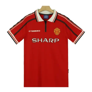 manchester united 1998 99 home shirt