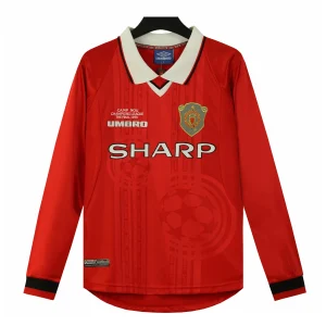 manchester united 1999 ucl final long sleeves shirt