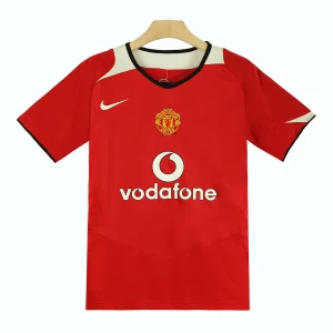 manchester united 2005 06 home shirt