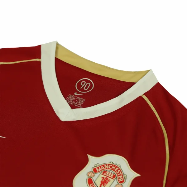 manchester united 2006 07 home long sleeves shirt