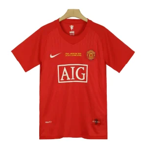 manchester united 2008 ucl final shirt