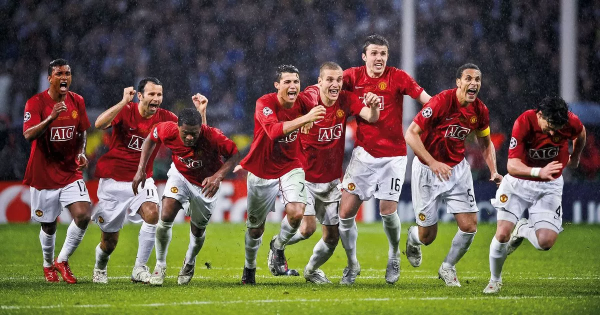 manchester united 2008 ucl final shirt