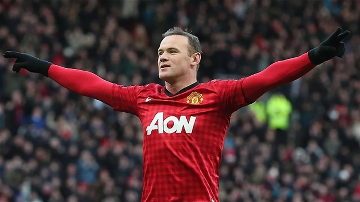 Retro manchester united rooney 2012/13 shirt