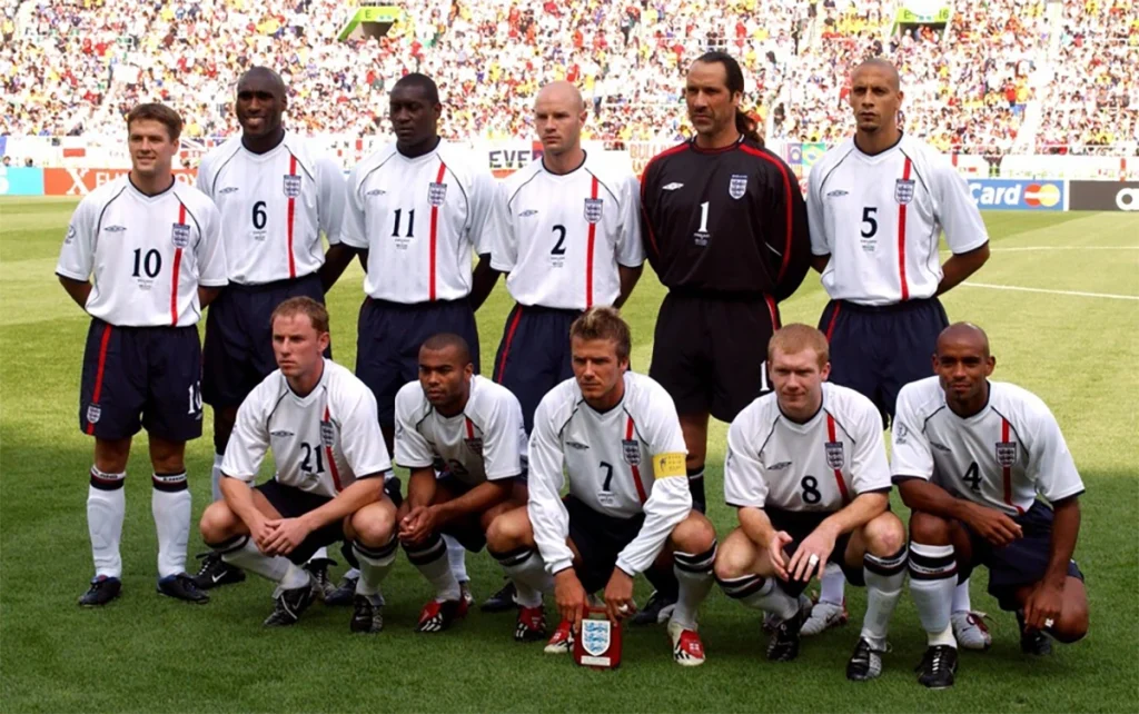 england 2002 world cup home shirt