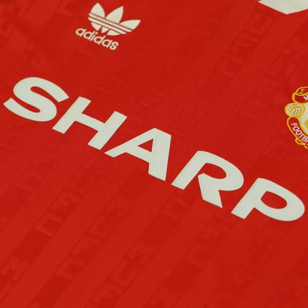 manchester united 1988 90 home shirt