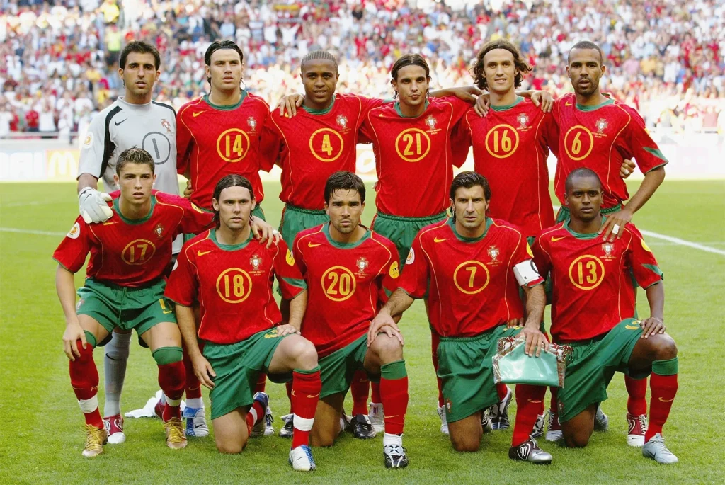 portugal 2004 home shirt