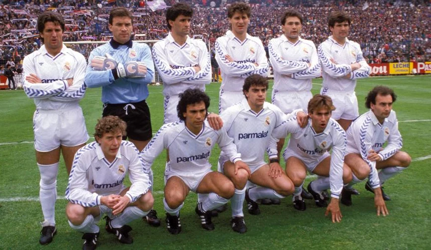 real madrid 1988 89 home shirt