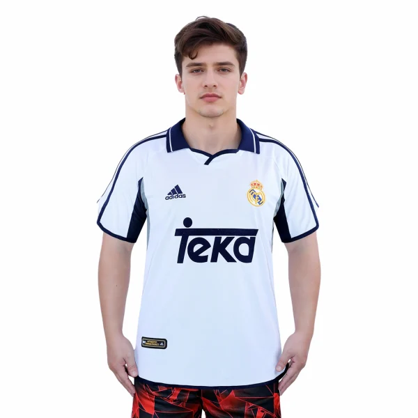 real madrid 2000 01 home shirt