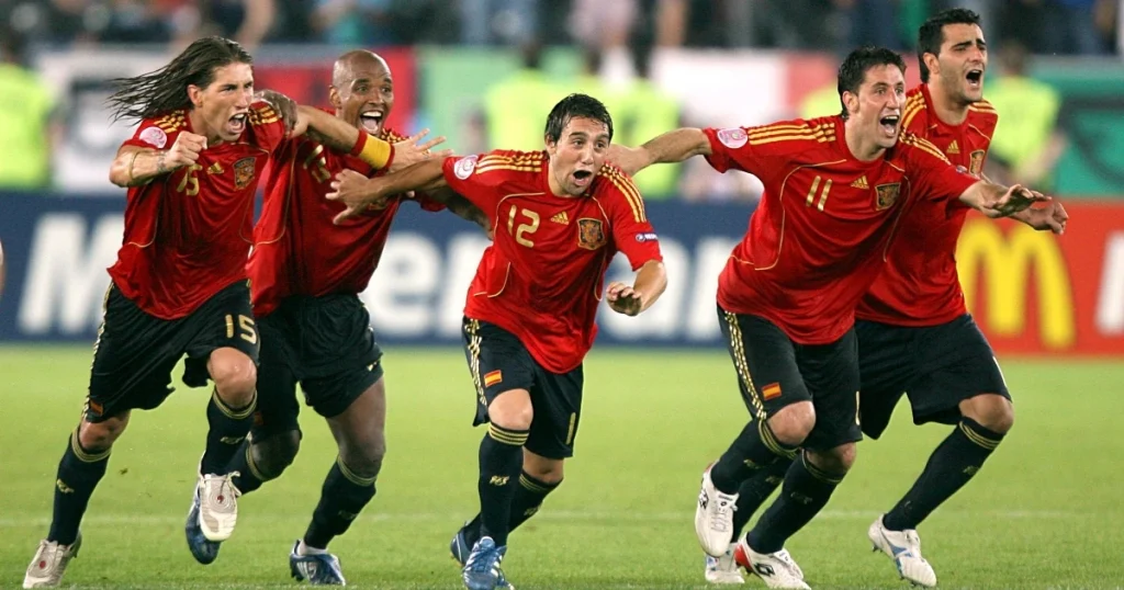 spain 2008 home shirt