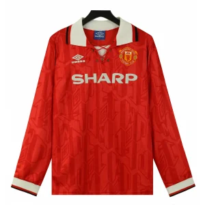 manchester united 1992 94 home long sleeved shirt