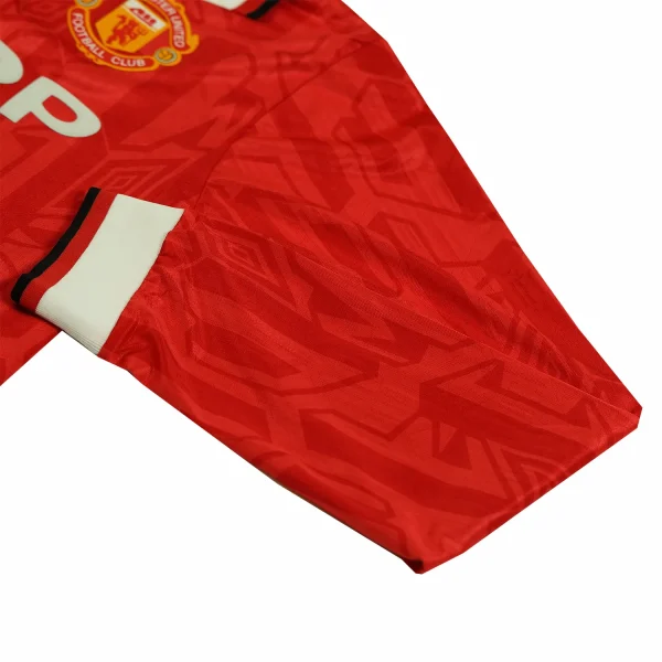 manchester united 1992 94 home long sleeved shirt