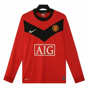 manchester united 2009 10 home long sleeved shirt