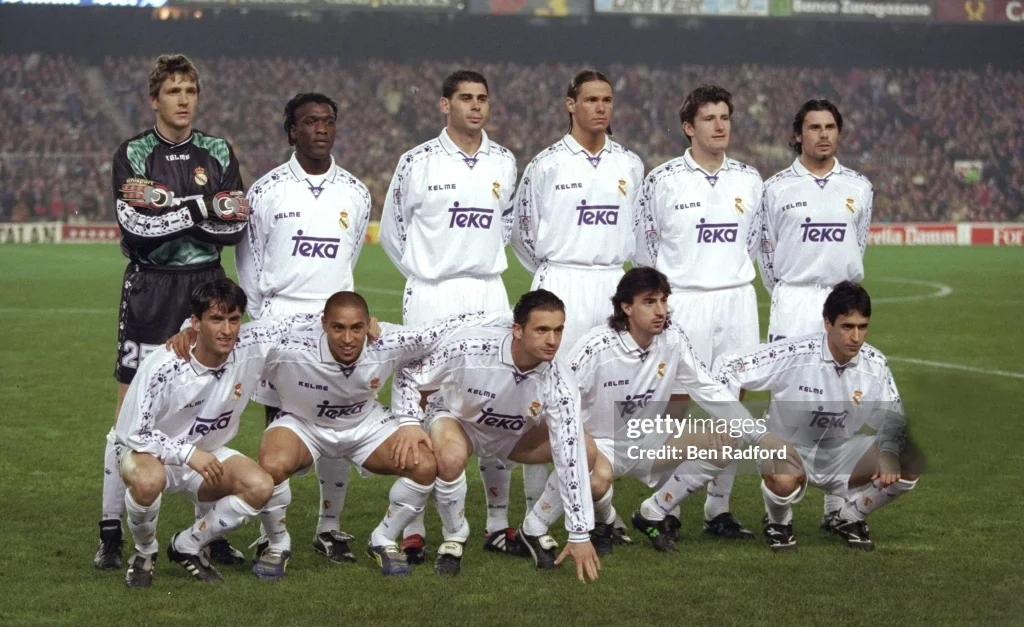 real madrid 1996 97 home shirt