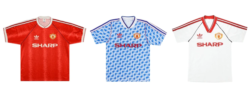 1990 92 man utd jersey