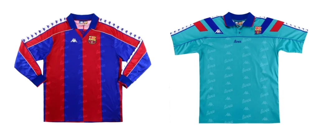 1992 95 barca jersey