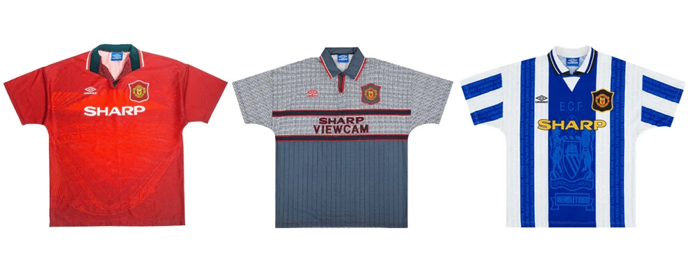 1995 96 manutd jersey