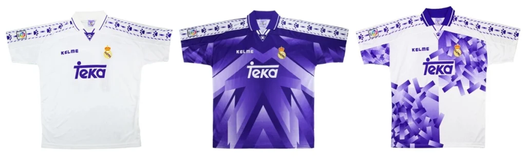 1996 1997 real madrid jersey