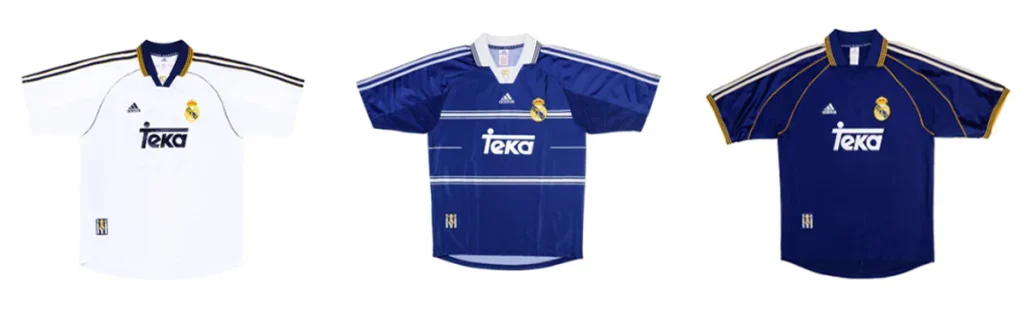 1998 1999 real madrid jersey