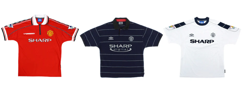 1999 00 manutd jersey