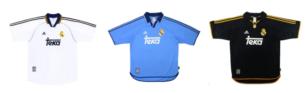 1999 2000 real madrid jersey