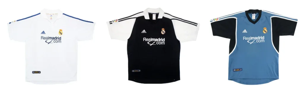 2001 2002 real madrid jersey