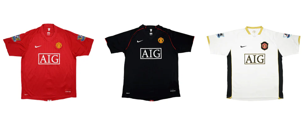 2007 08 manutd jersey