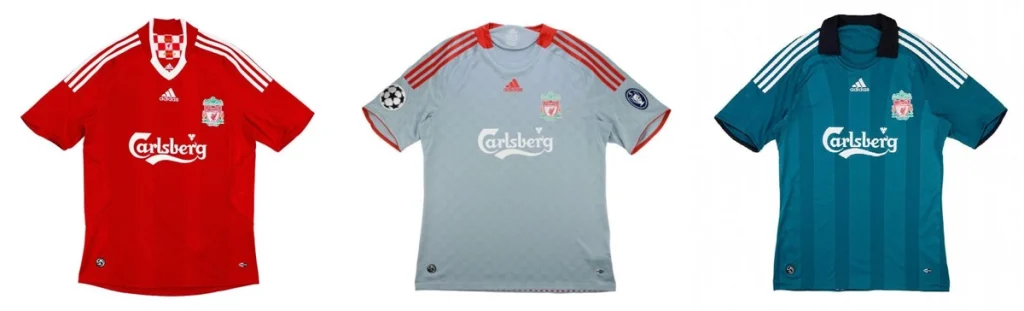 2008 09 liverpool jersey