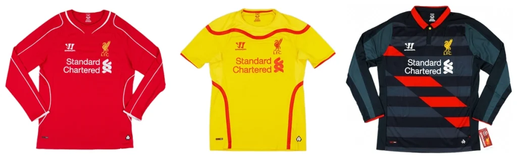 2014 15 liverpool jersey