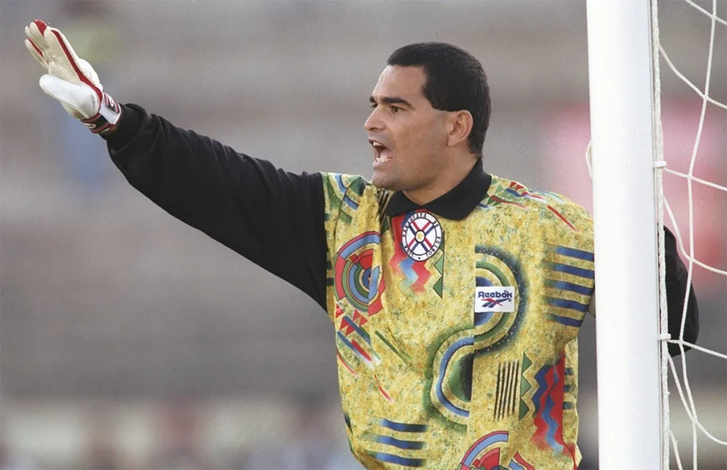 paraguay 1997 goalkeeper jersey